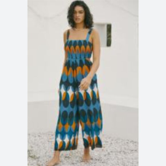 New The Piper by Anthropologie Bandeau Cutout Jumpsuit - Picture 3 of 13